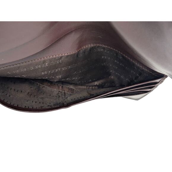 Authentic Burberry Haymarket Check Bifold Wallet w/ Gold Buckle - Picture 5 of 7